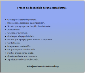 Como Despedirse En Una Carta Formal - Frases De Despedida Con Ejemplos